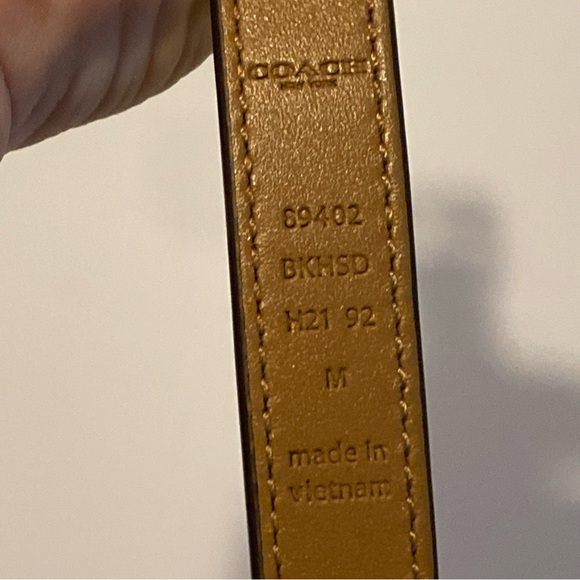 Coach Brown Belt with Gold Buckle - Picture 4 of 10